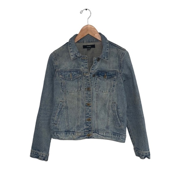 Forever 21 Jean Jacket Women’s Size Small Vintage Blue Wash Cotton Denim  Button - Picture 1 of 7